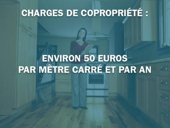 Charges de copropriété : environ 50 euros par mètre carré et par an