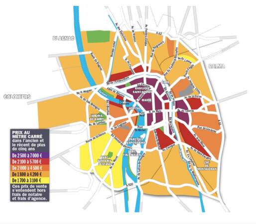 Toulouse : la cote de 5 quartiers dépasse 5.000 euros le mètre carré